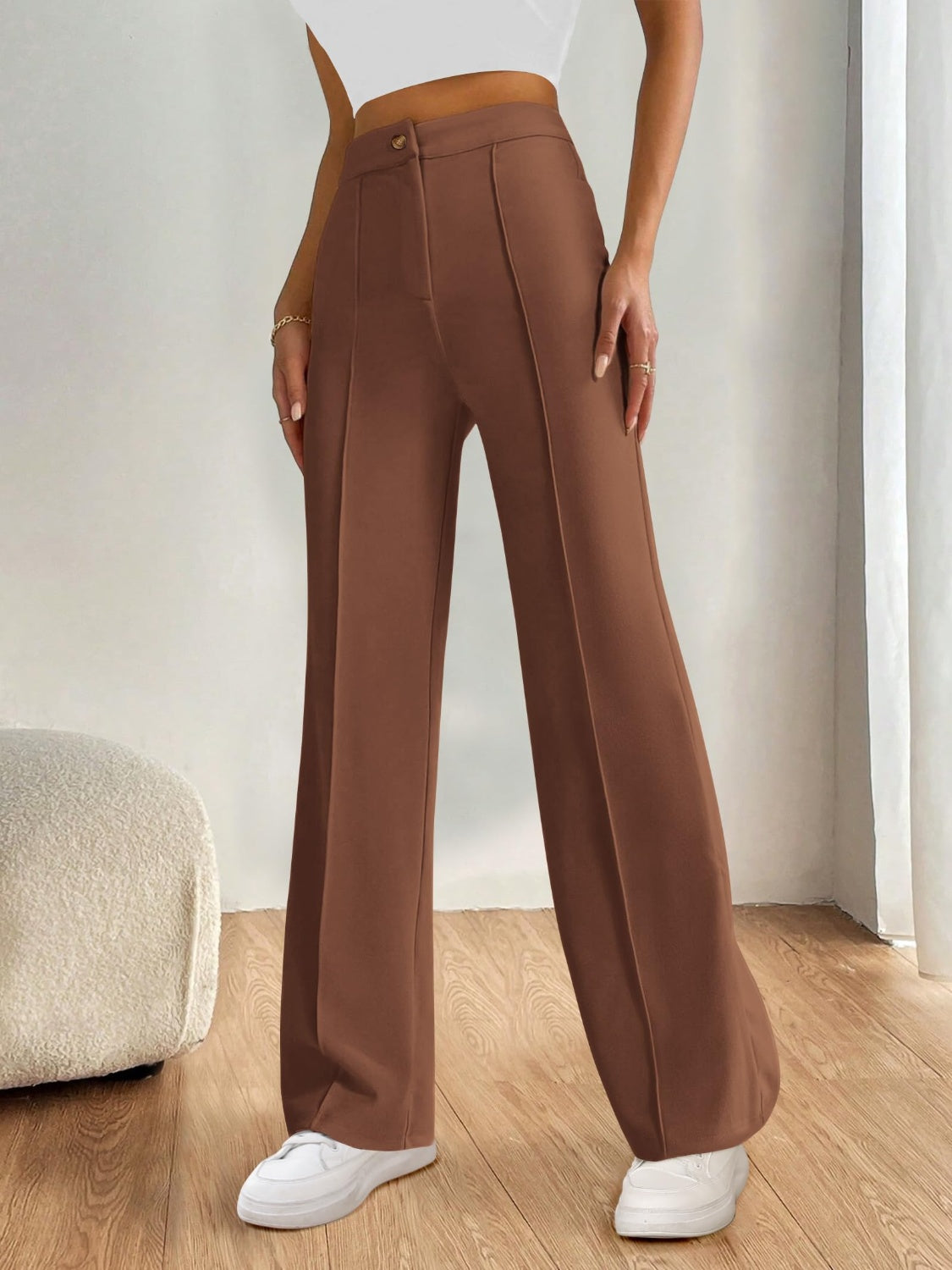 High-Waist Wide-Leg Pants