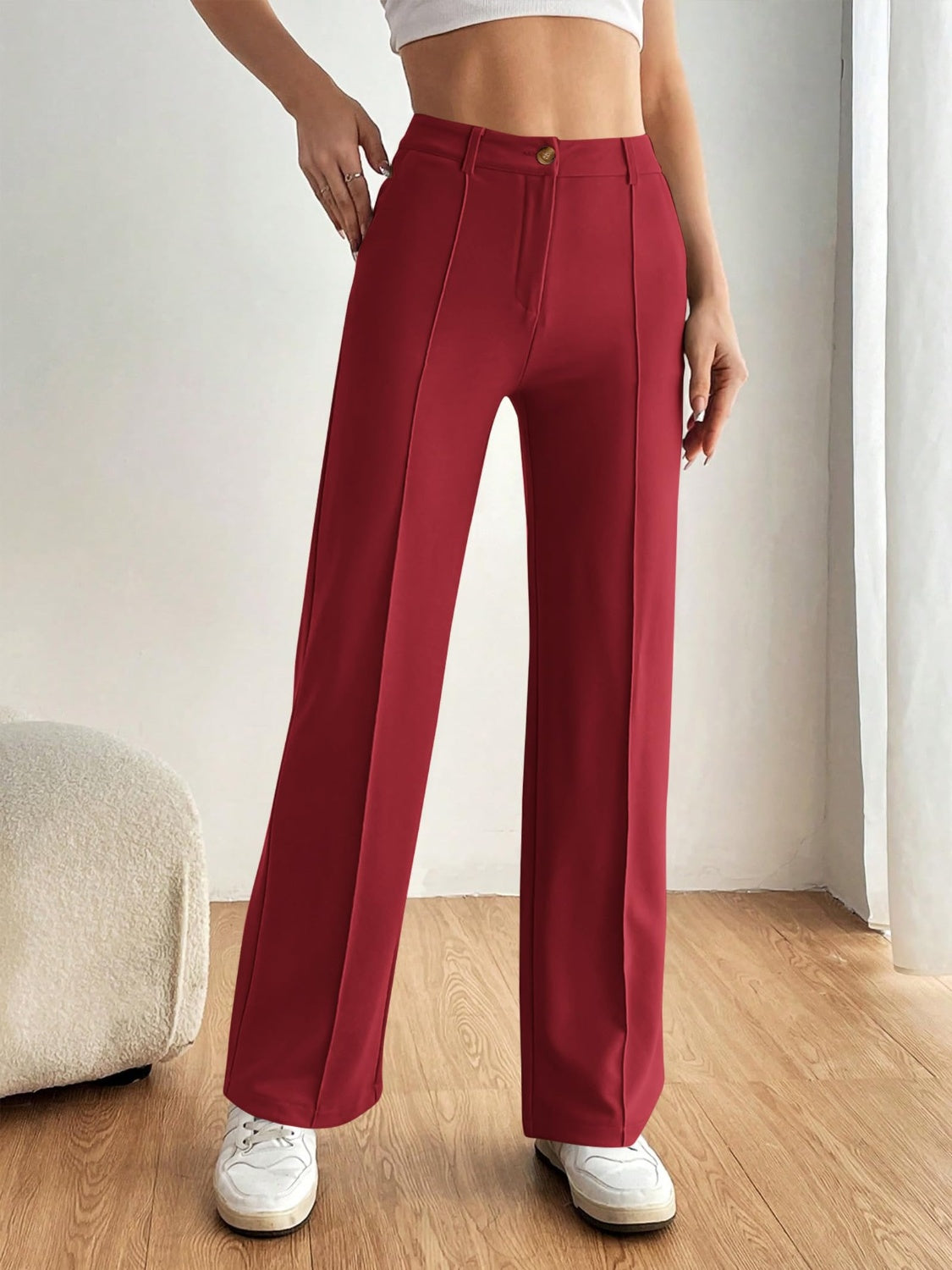 High-Waist Wide-Leg Pants