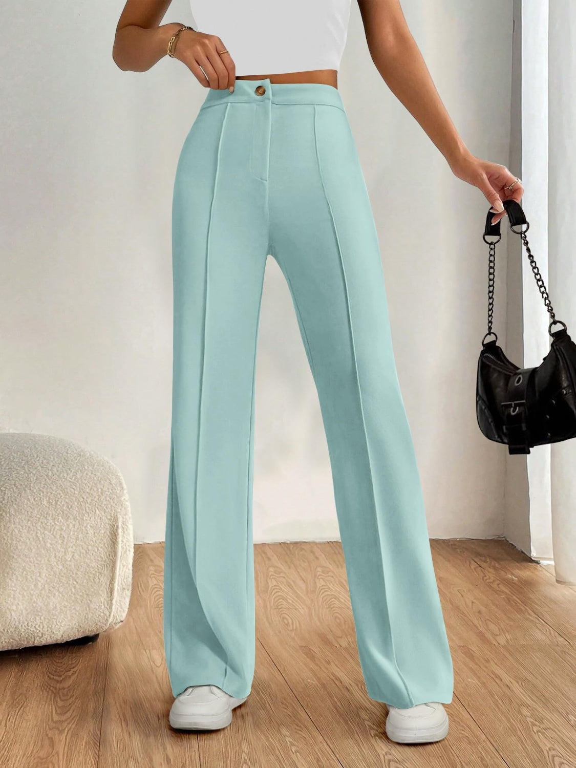 High-Waist Wide-Leg Pants