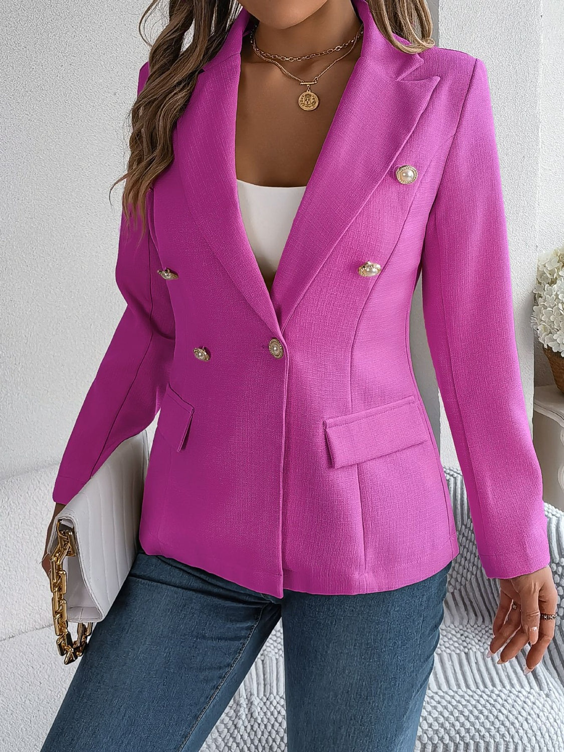 Decorative Pocket Blazer