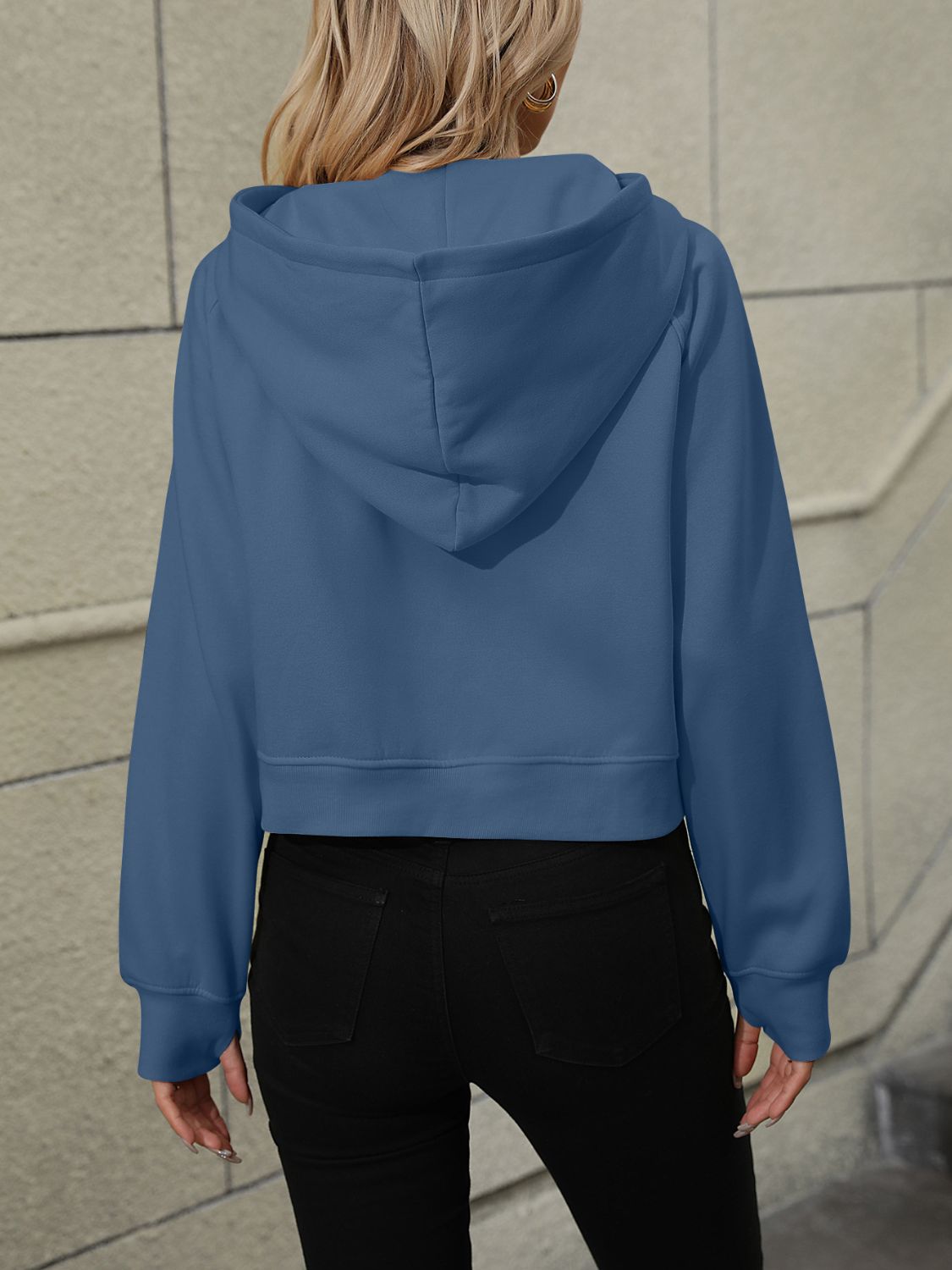 Half-Zip Pocketed Sweatshirt