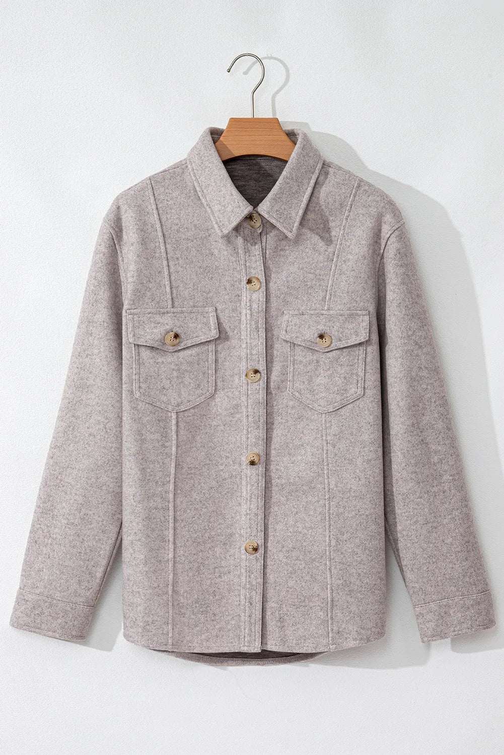 Button-Up Long Sleeve Jacket