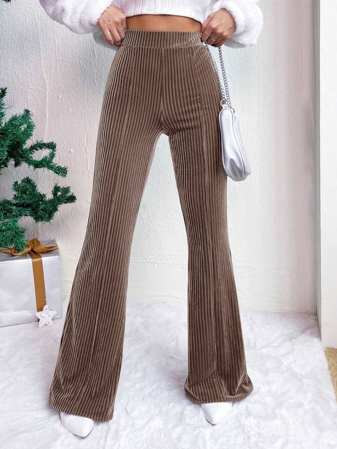 High-Waist Flare Pants