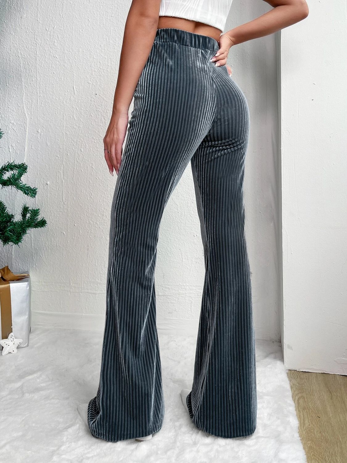 High-Waist Flare Pants