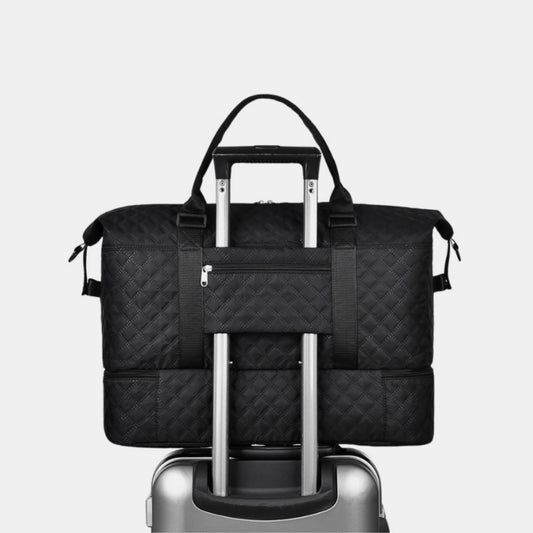 Diamond Grid Oversize Travel Bag