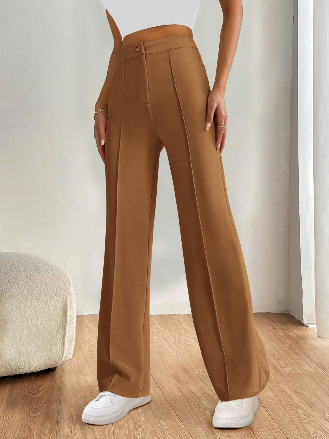 High-Waist Wide-Leg Pants