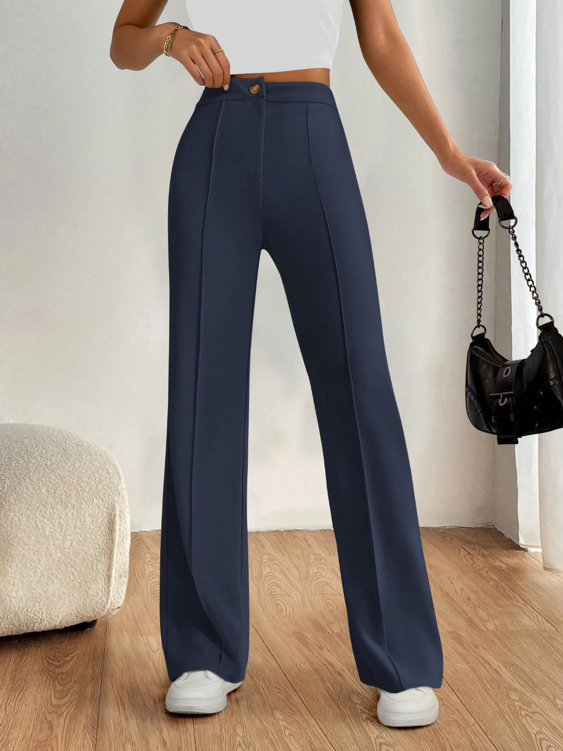 High-Waist Wide-Leg Pants