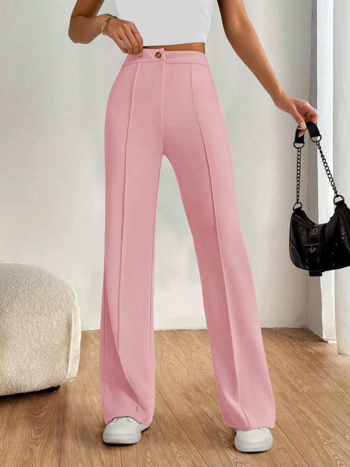 High-Waist Wide-Leg Pants