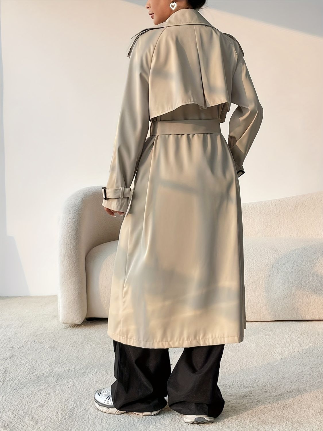 Longline Trench Coat