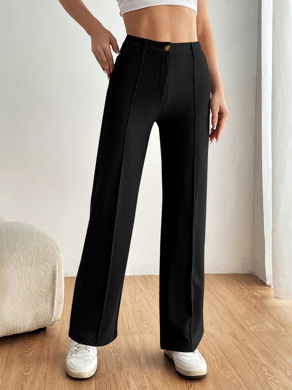 High-Waist Wide-Leg Pants