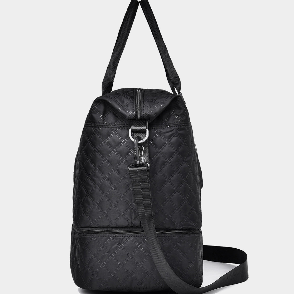 Diamond Grid Oversize Travel Bag