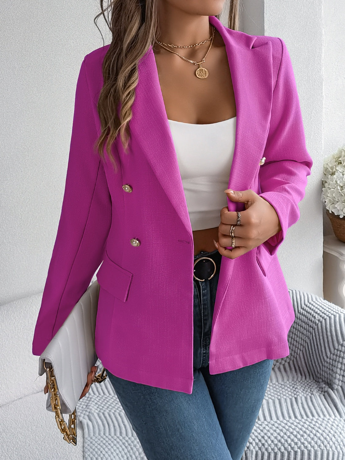 Decorative Pocket Blazer