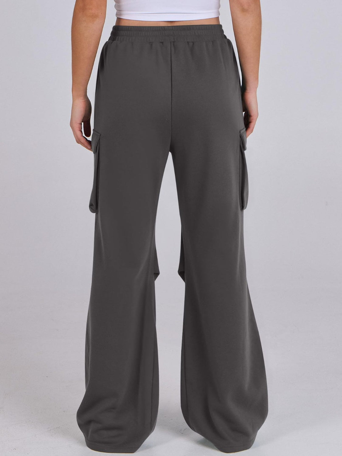 Wide-Leg Pants with Pockets