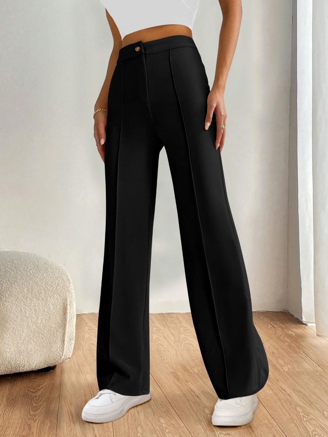 High-Waist Wide-Leg Pants