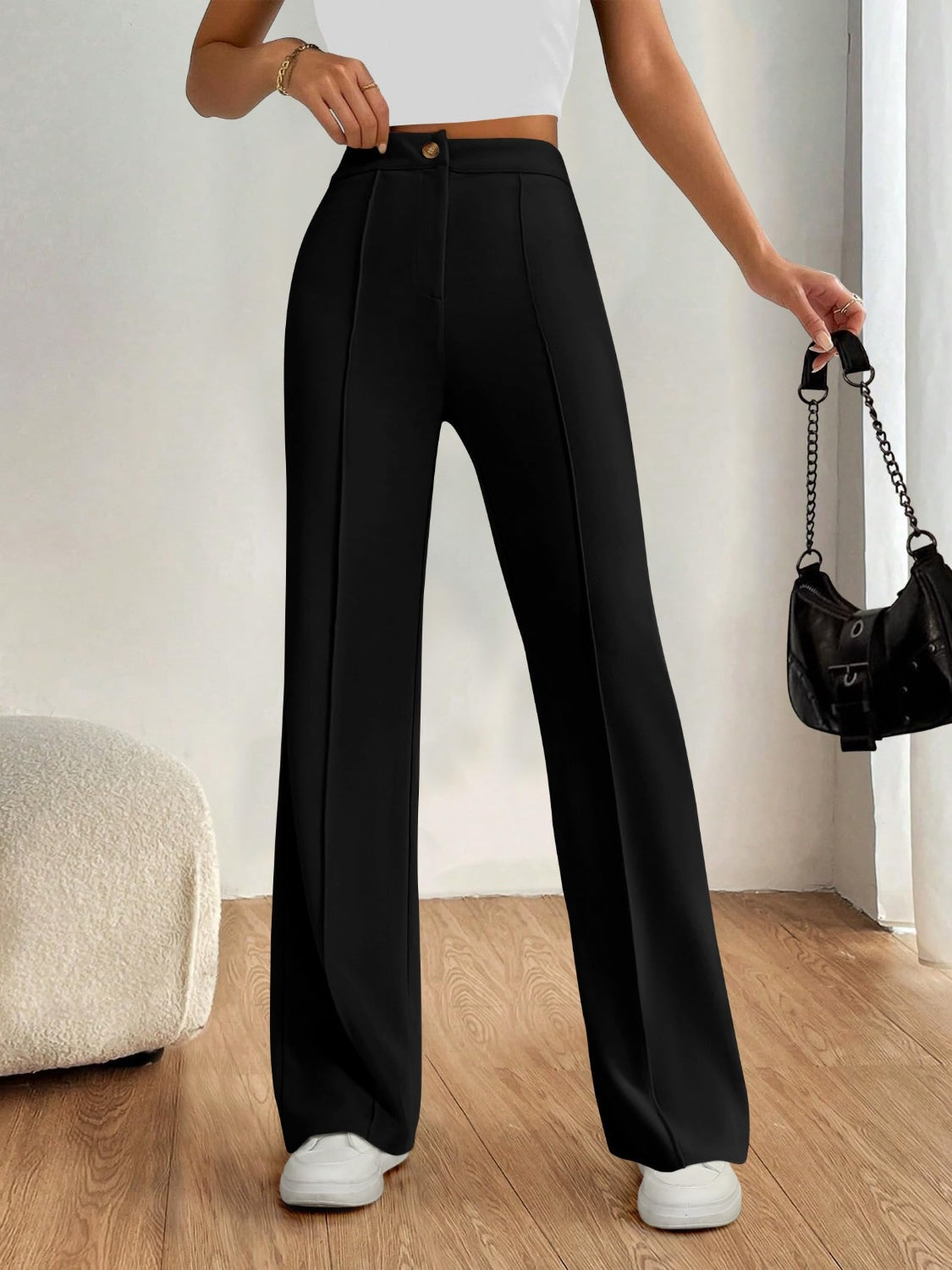 High-Waist Wide-Leg Pants