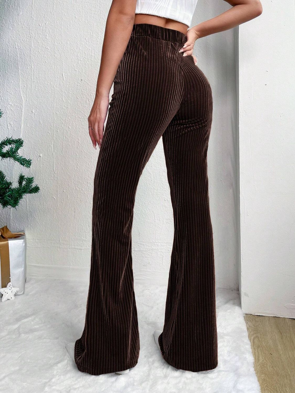 High-Waist Flare Pants