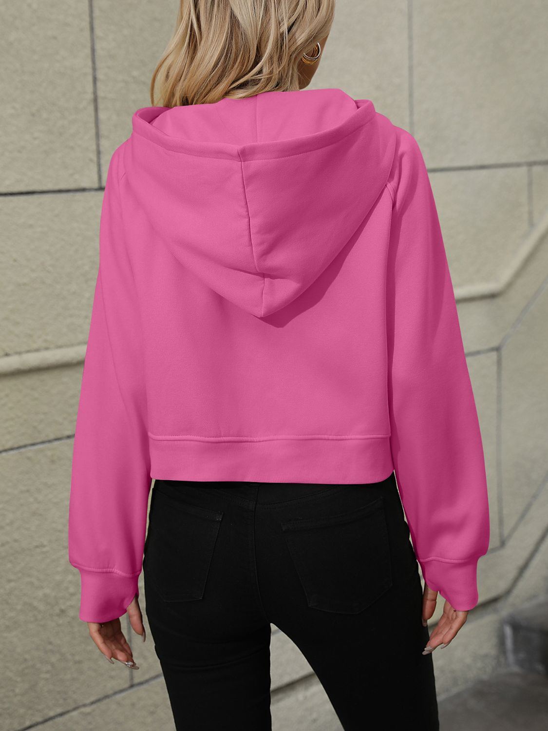 Half-Zip Pocketed Sweatshirt