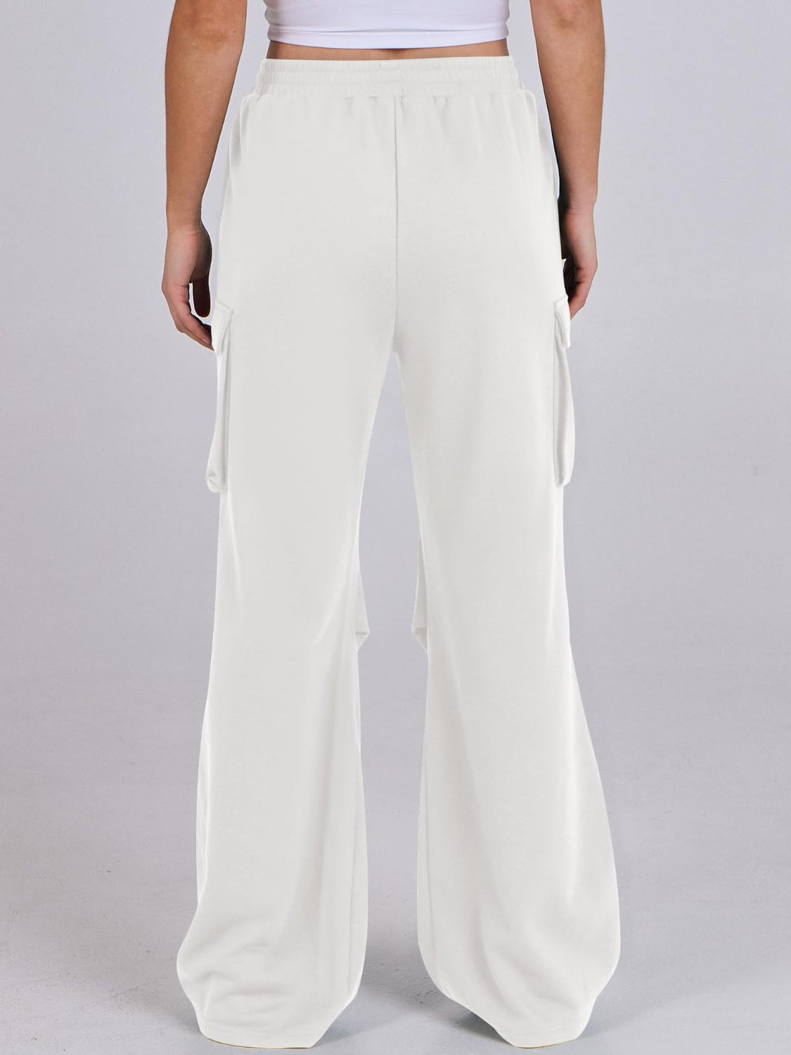 Wide-Leg Pants with Pockets