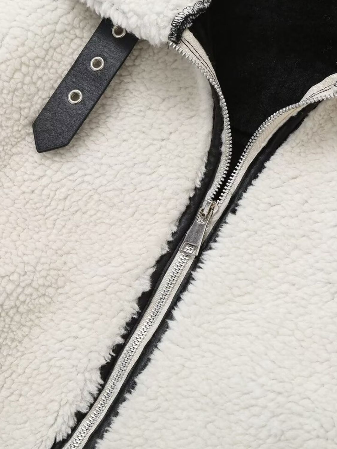 Zip-Up Sherpa Jacket