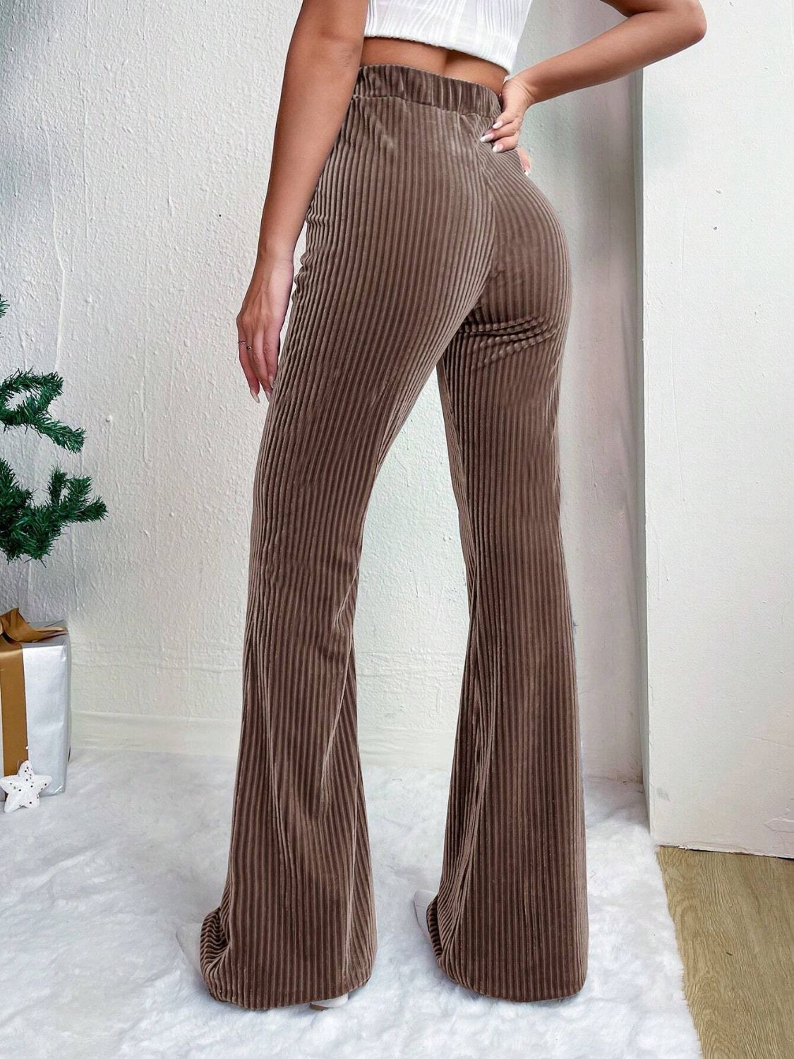 High-Waist Flare Pants