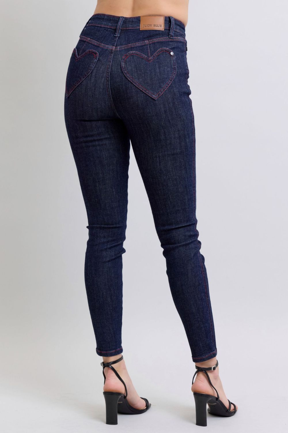 Heart Pocket Skinny Jeans