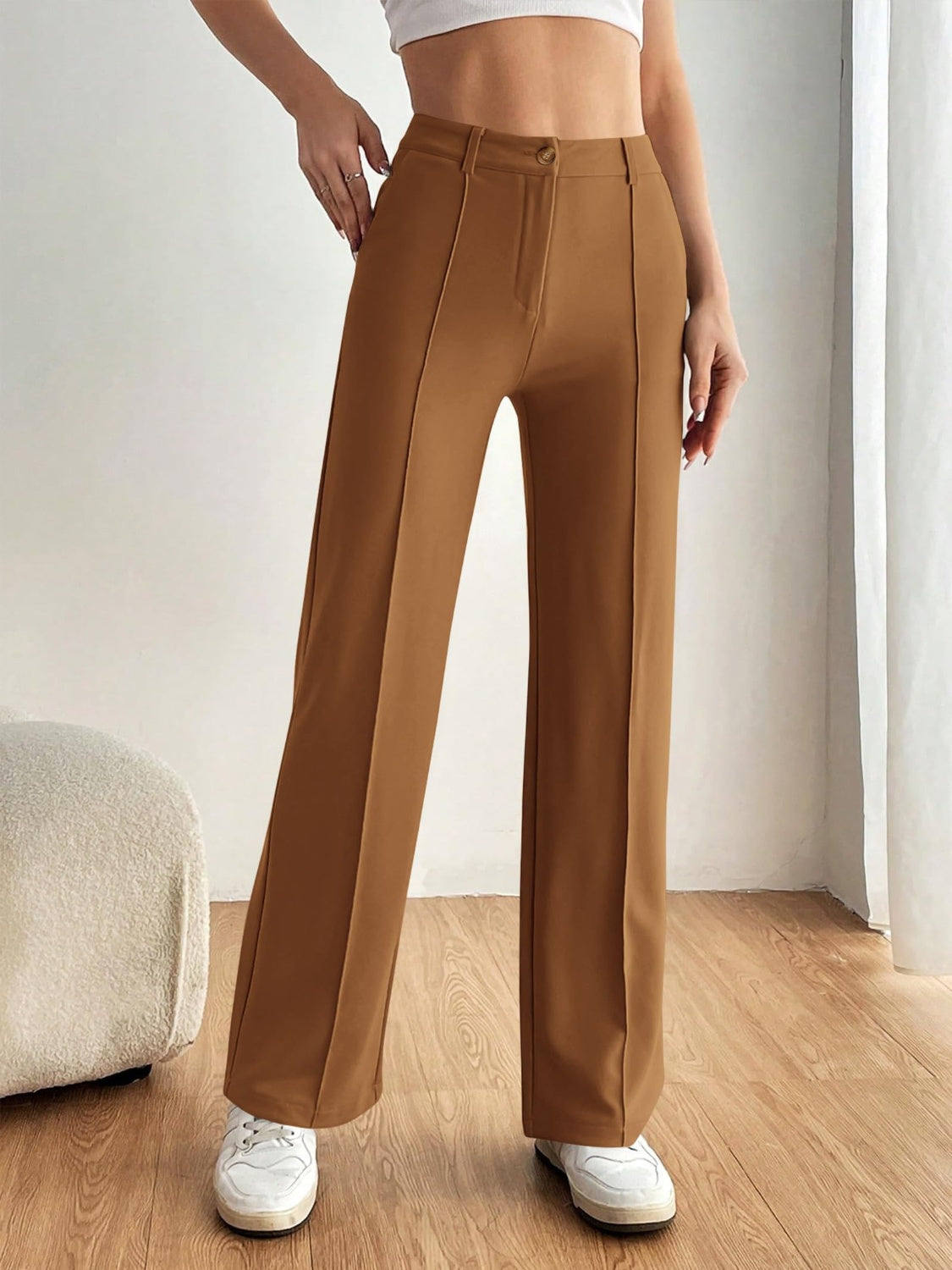 High-Waist Wide-Leg Pants