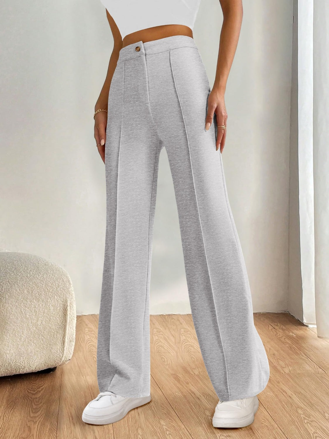 High-Waist Wide-Leg Pants