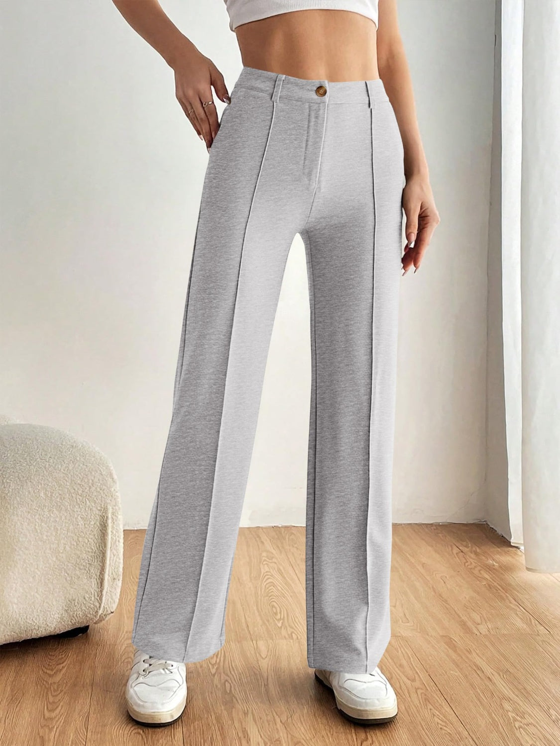 High-Waist Wide-Leg Pants