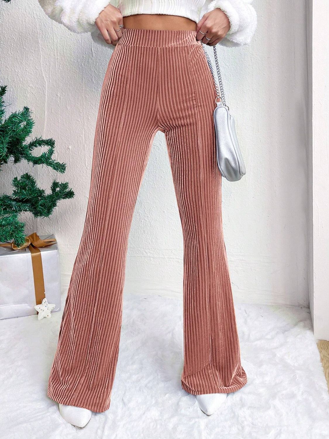 High-Waist Flare Pants