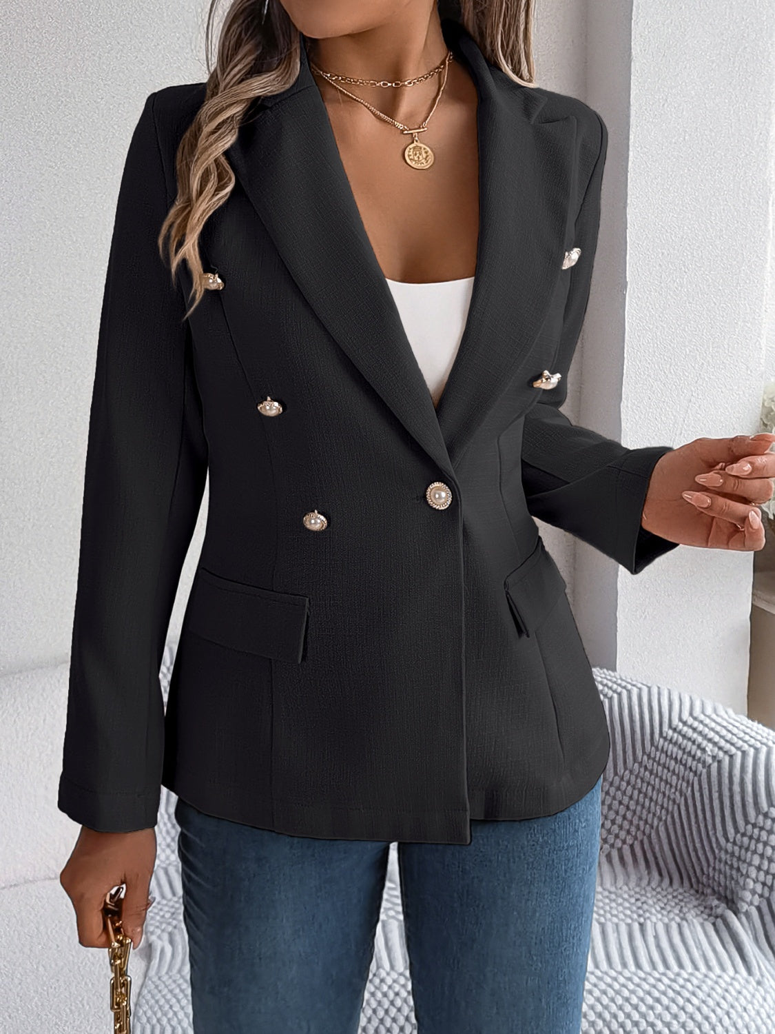 Decorative Pocket Blazer