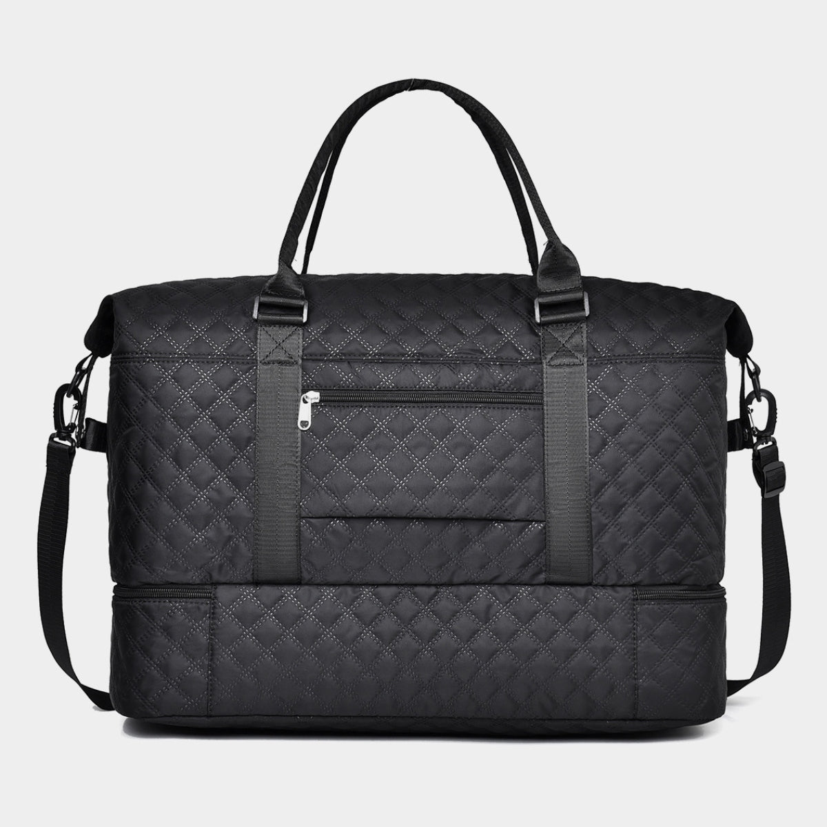 Diamond Grid Oversize Travel Bag