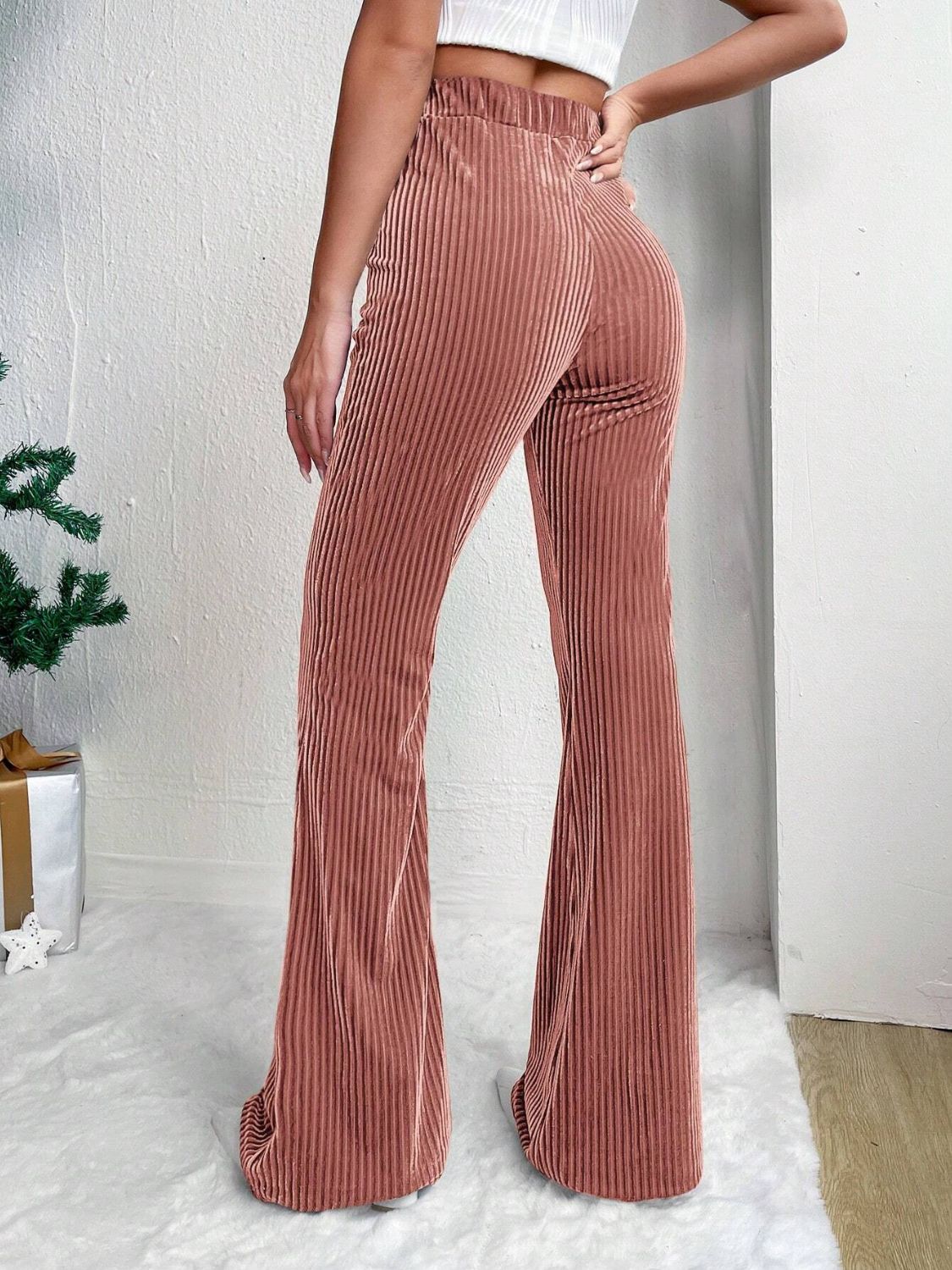 High-Waist Flare Pants