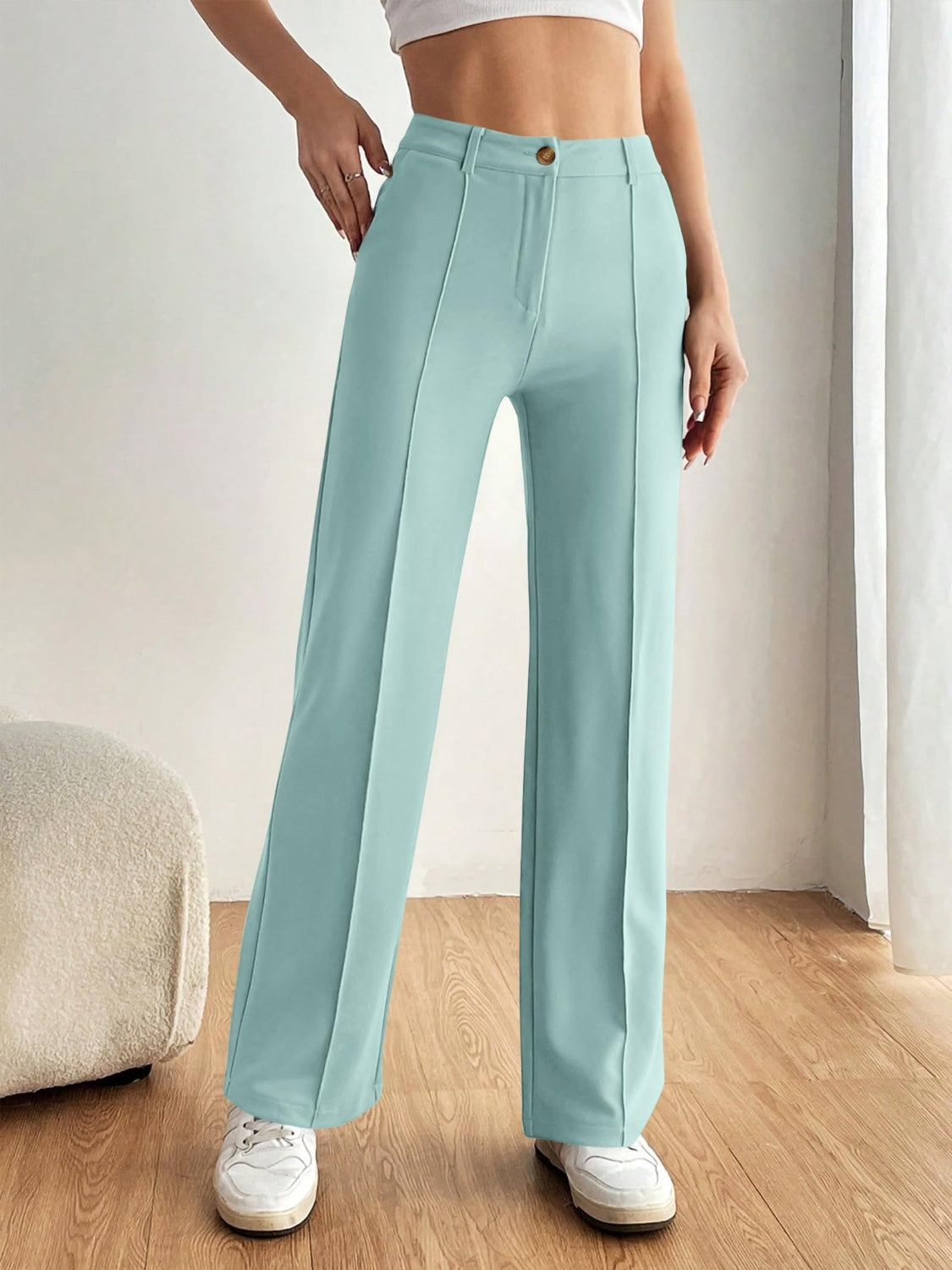 High-Waist Wide-Leg Pants