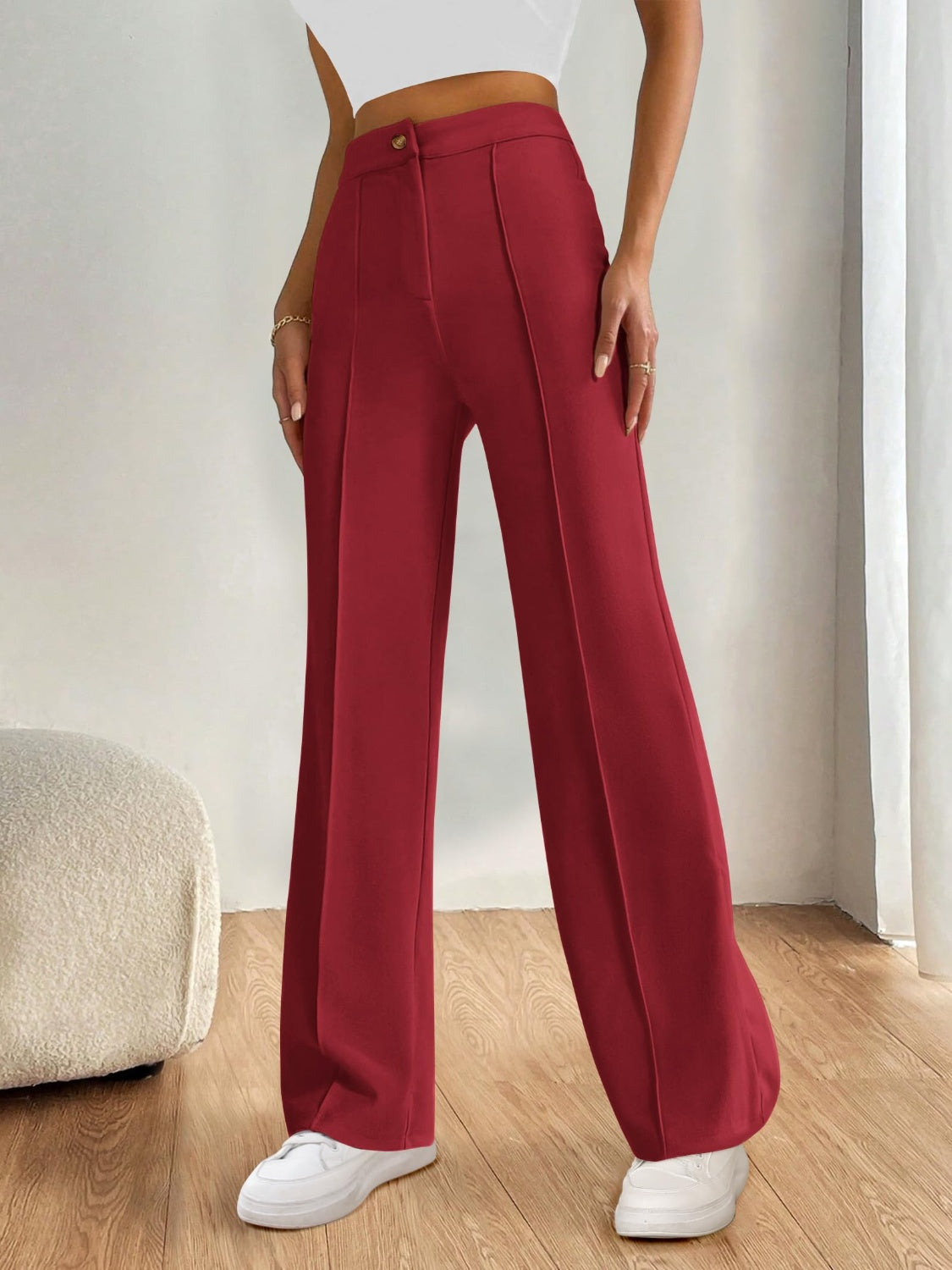 High-Waist Wide-Leg Pants