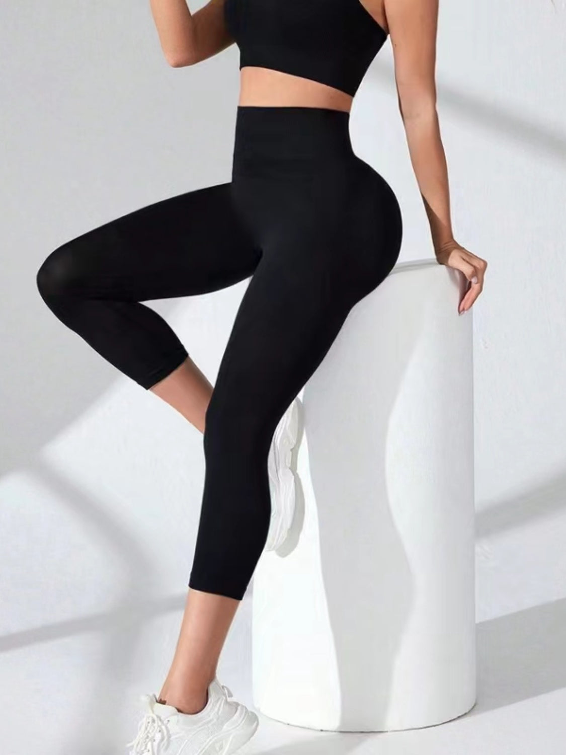 High-Waist Cropped Leggings