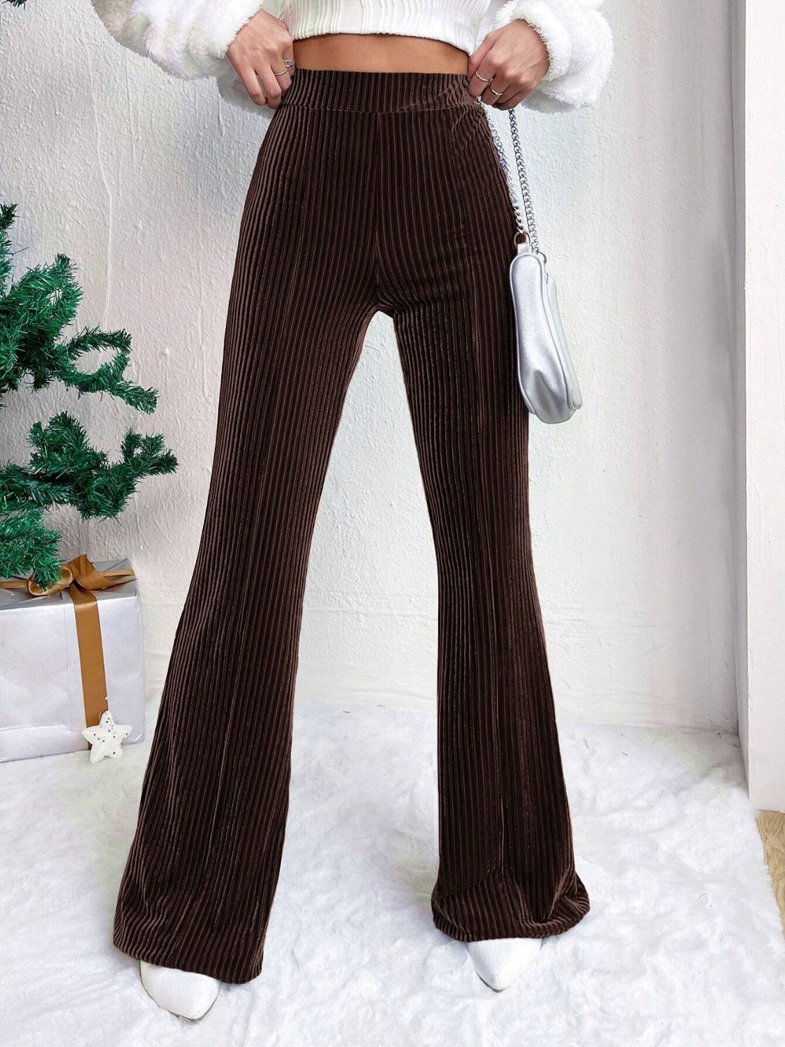 High-Waist Flare Pants