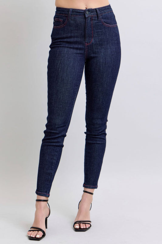 Heart Pocket Skinny Jeans