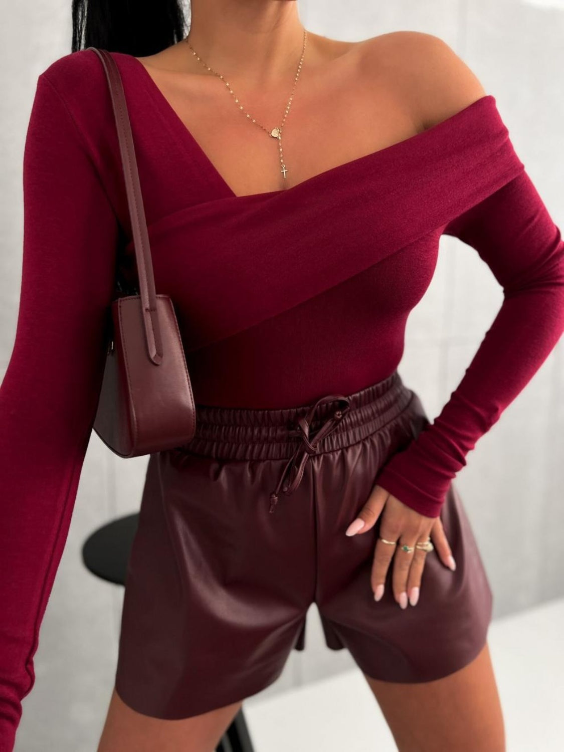 One-Shoulder Asymmetrical Top