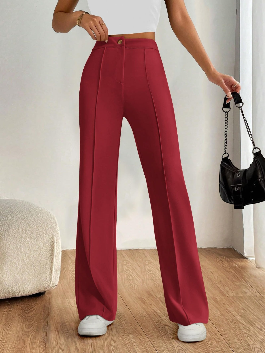 High-Waist Wide-Leg Pants