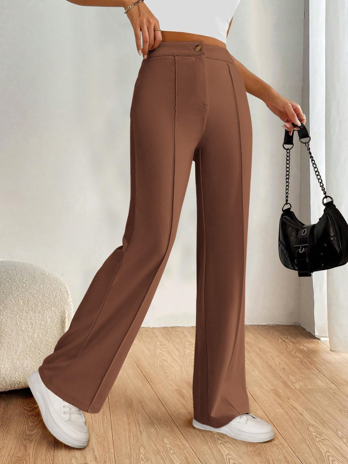 High-Waist Wide-Leg Pants