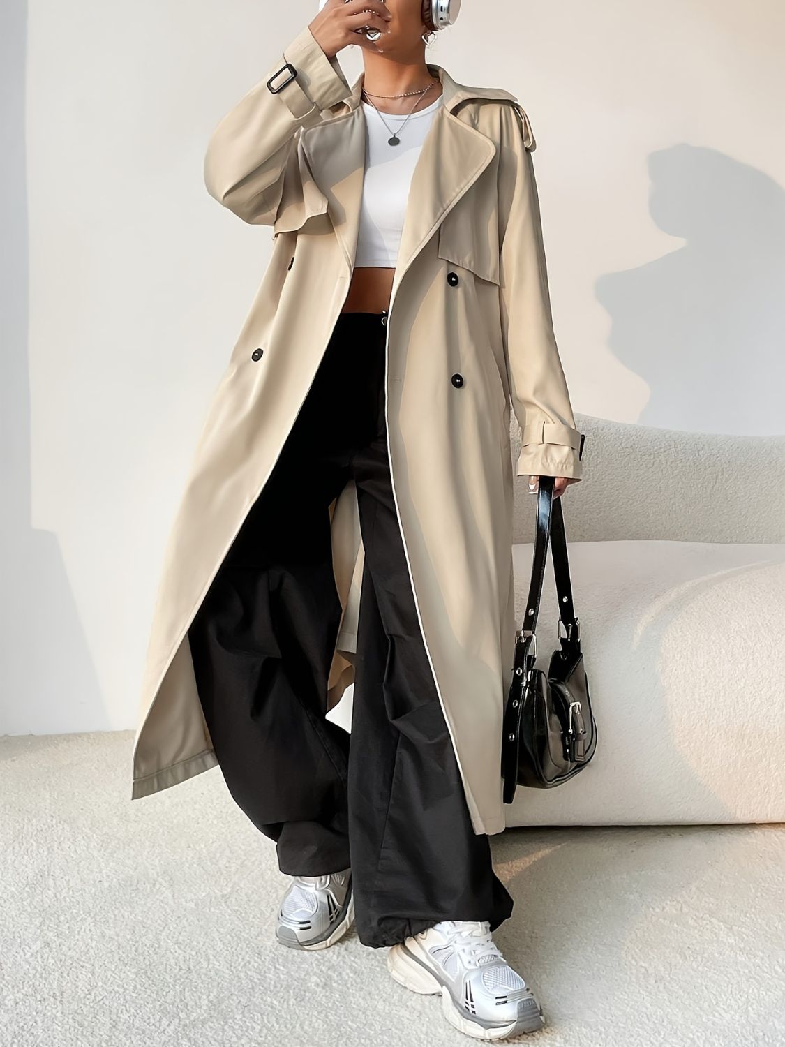 Longline Trench Coat