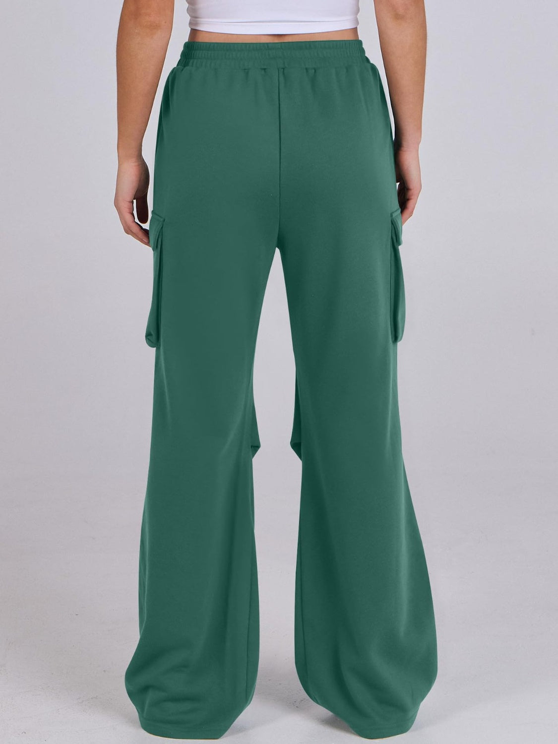 Wide-Leg Pants with Pockets