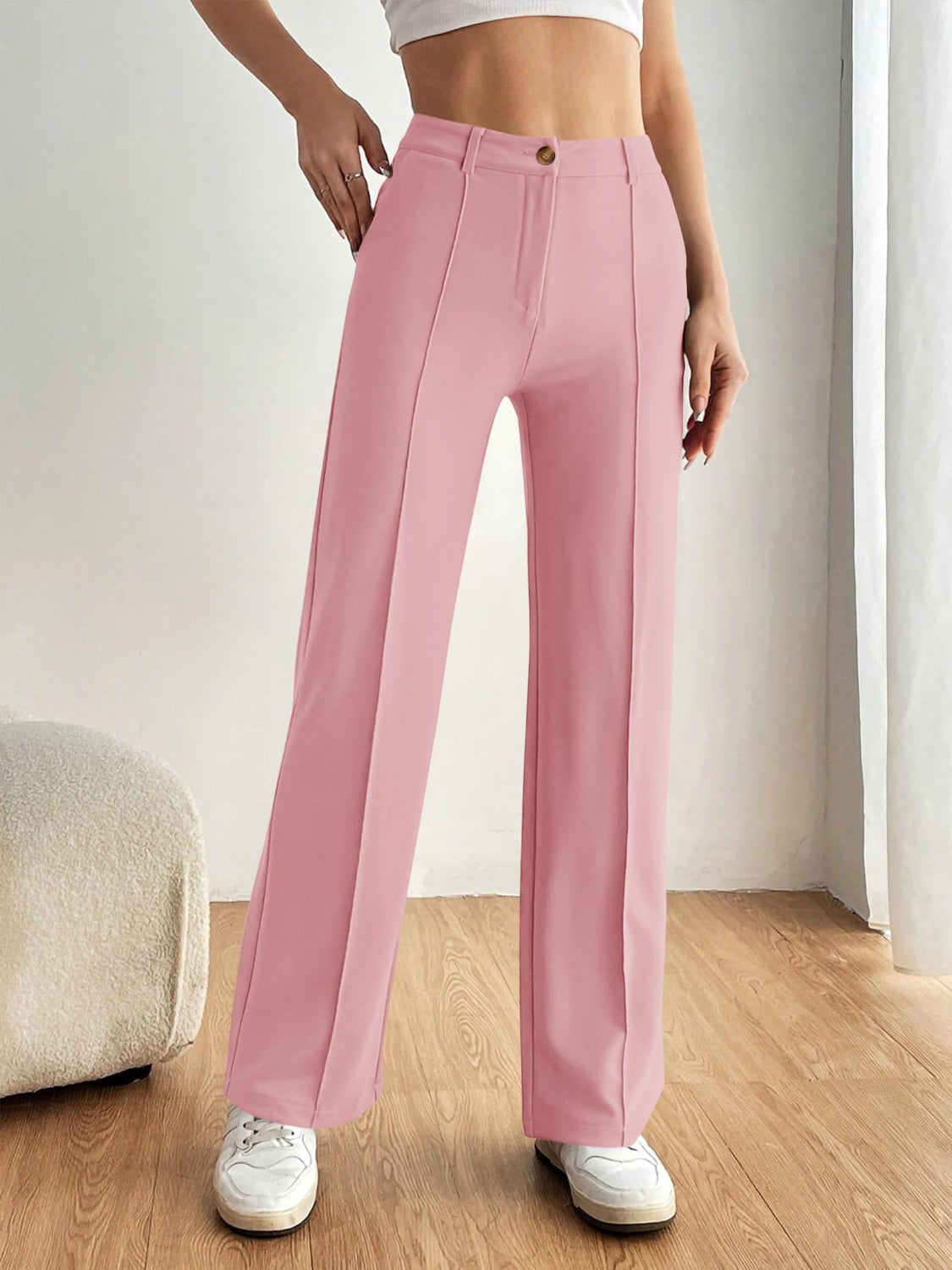 High-Waist Wide-Leg Pants