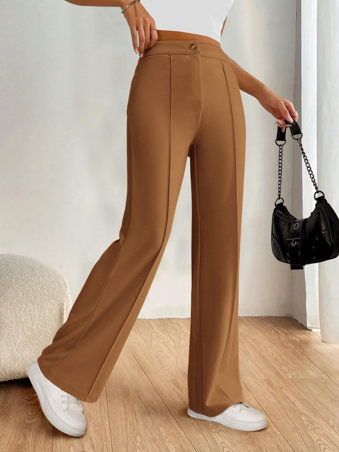 High-Waist Wide-Leg Pants