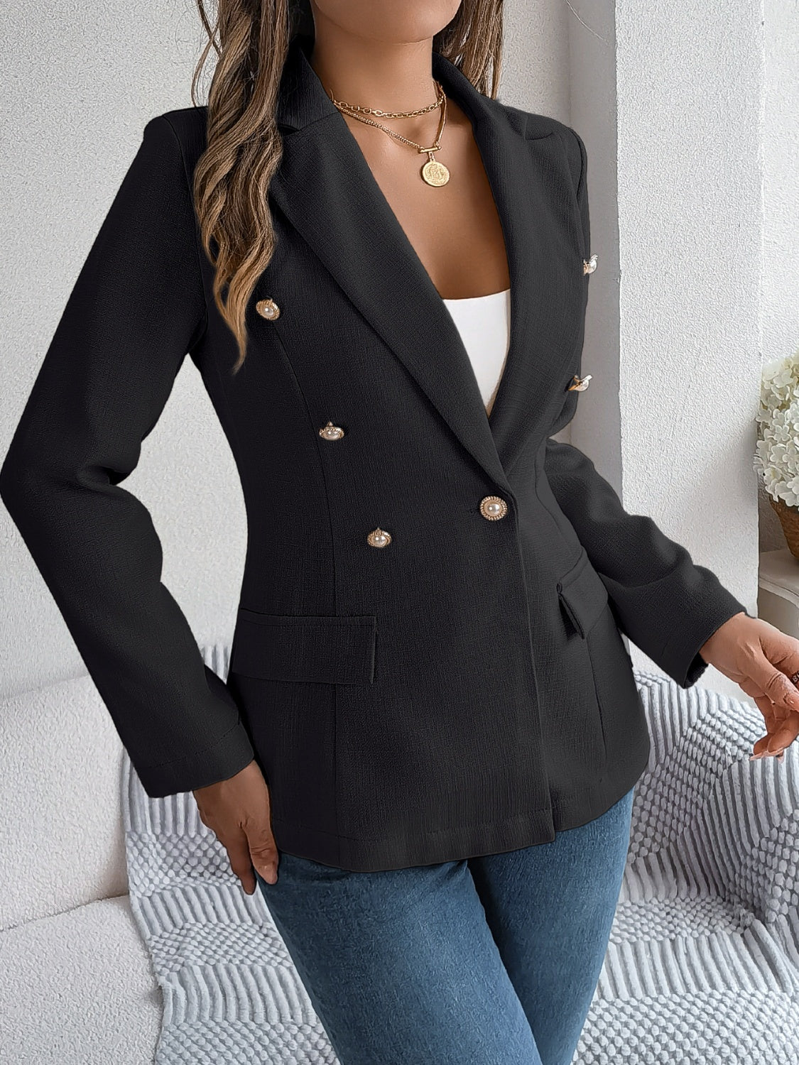 Decorative Pocket Blazer