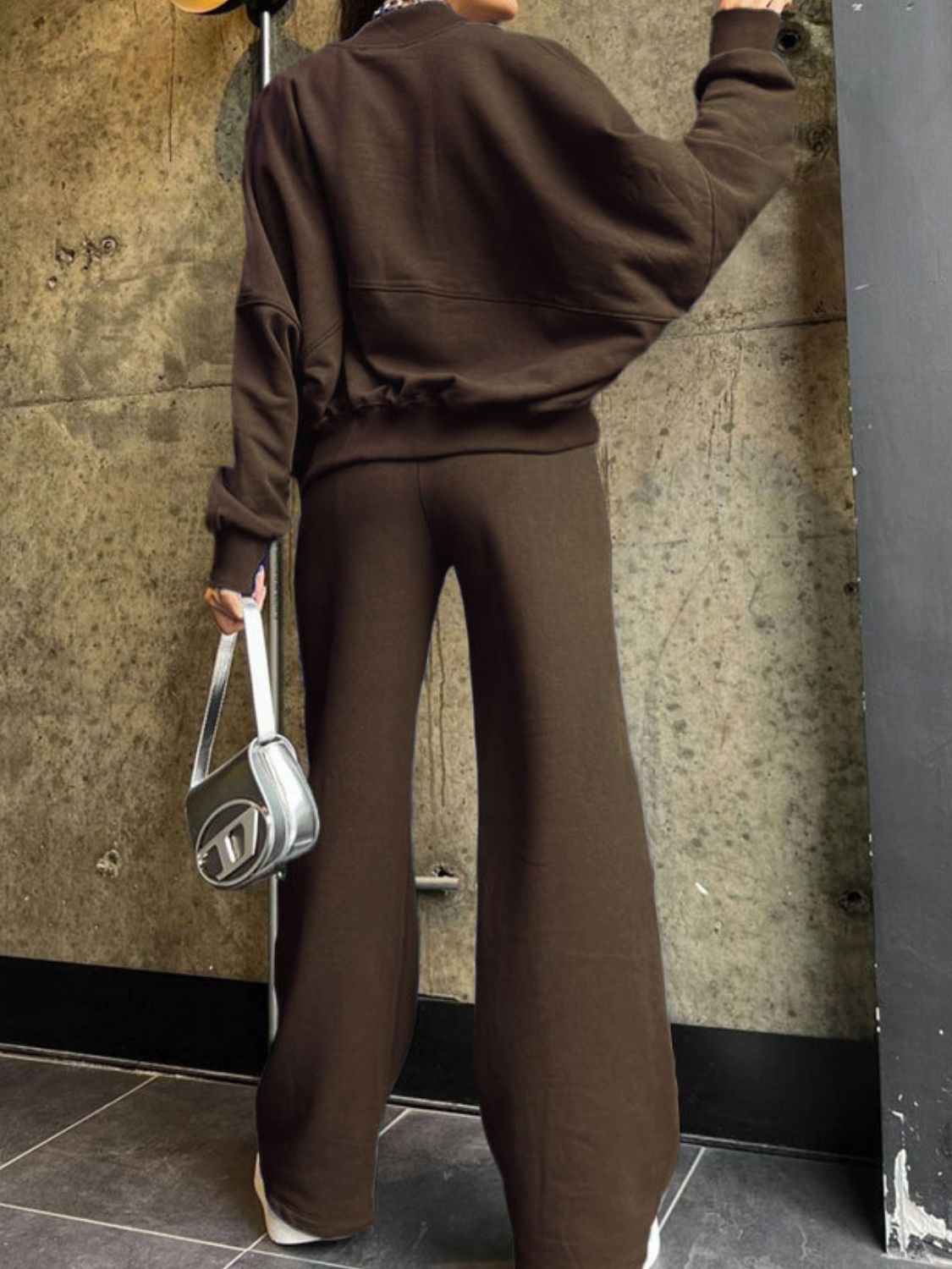 Zip-Up Top & Drawstring Pants Set