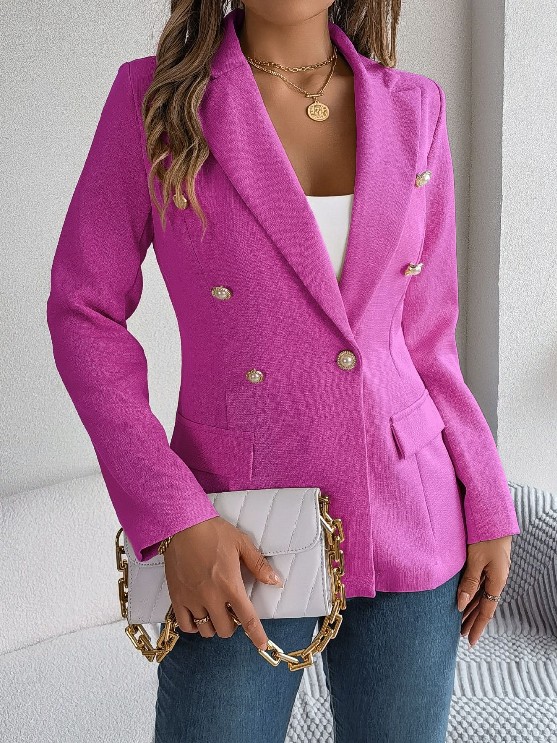 Decorative Pocket Blazer