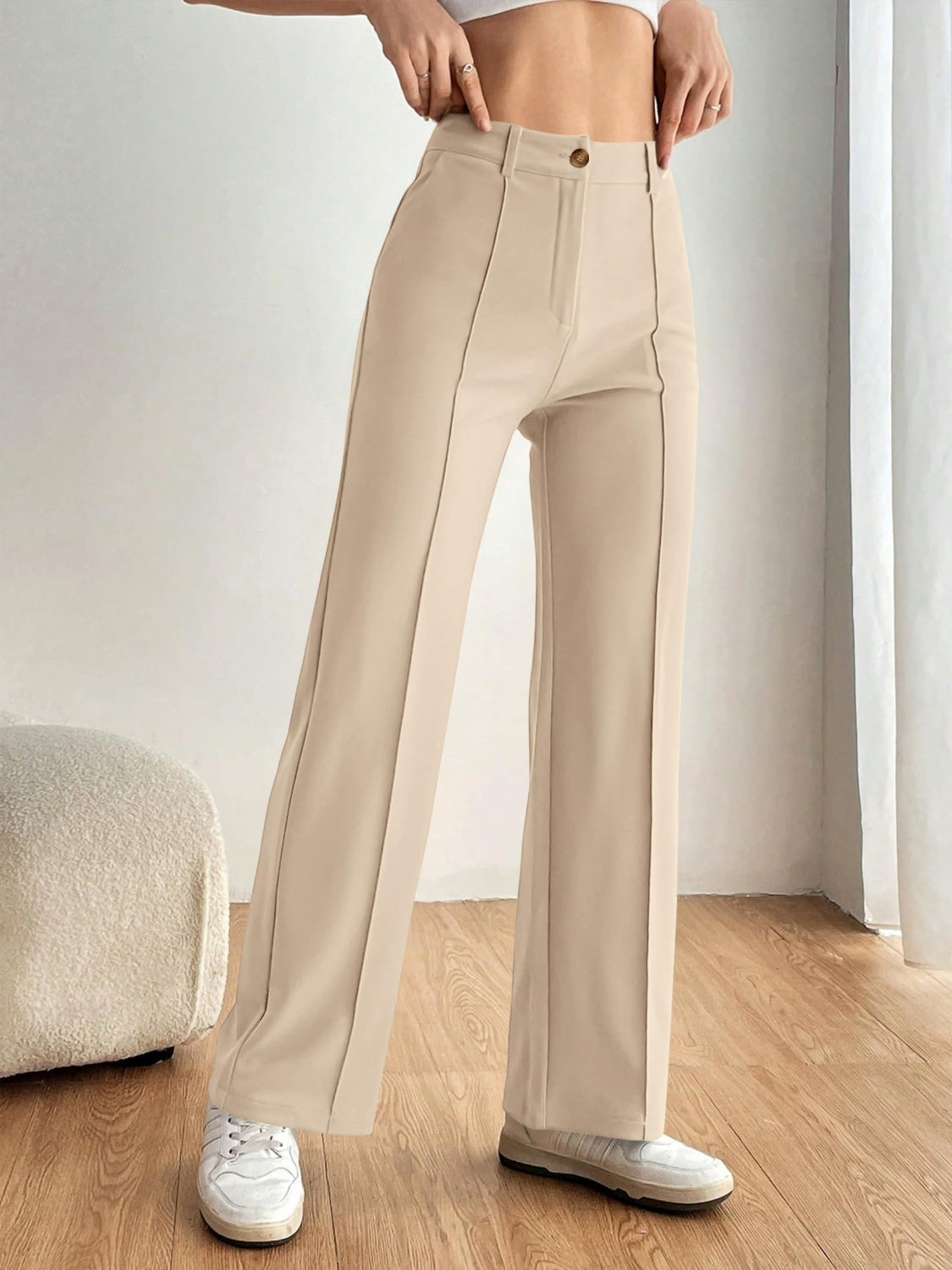 High-Waist Wide-Leg Pants