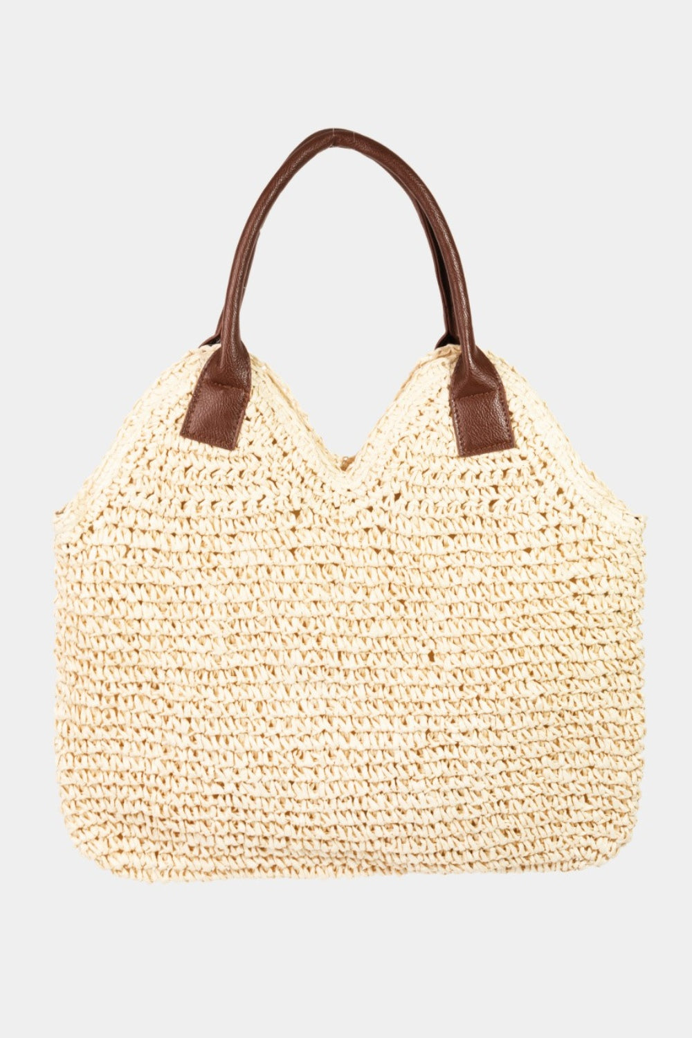 Braided Straw Shoulder Bag