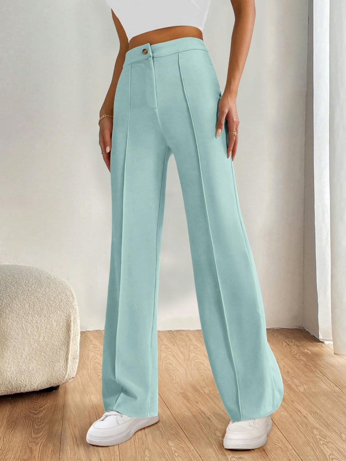 High-Waist Wide-Leg Pants